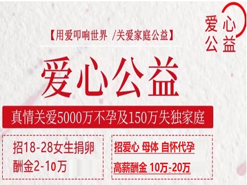 钦北捐卵助孕生子 爱心志愿者招募